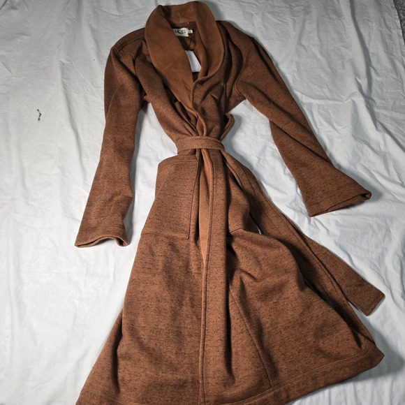 UGG Australia Robinson Robe Burnt Henna Size M/L Mens Soft NWT - Picture 2 of 11